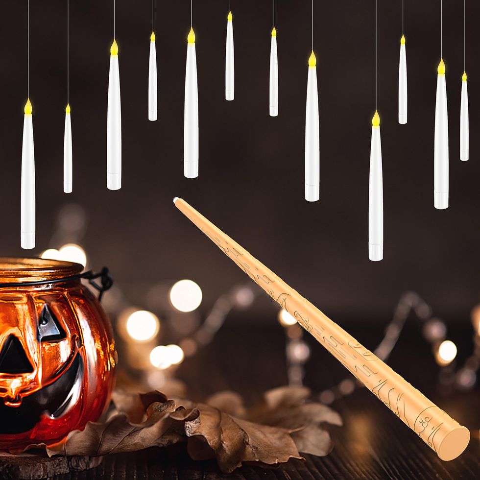 6.6" Floating LED Candles with Magic Wand Remote