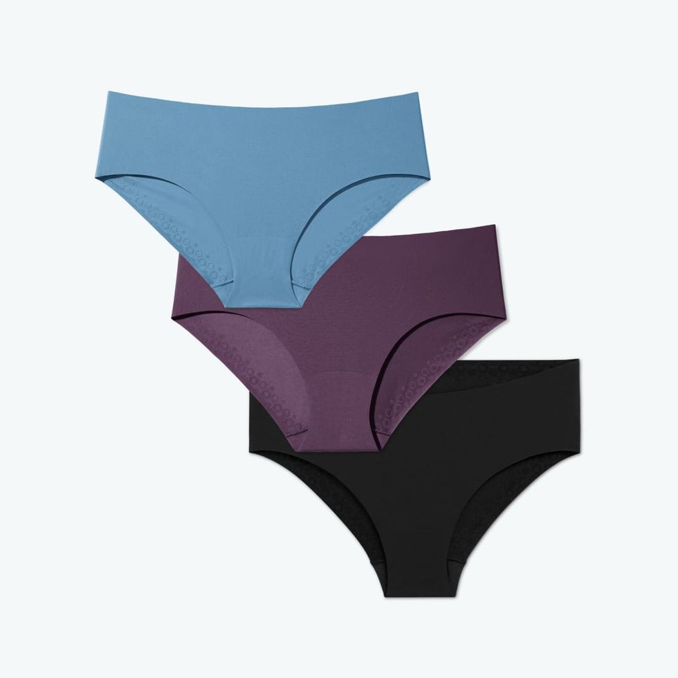 New Balance Womens Athletic Mesh Thong Underwear (Pack Of 3)