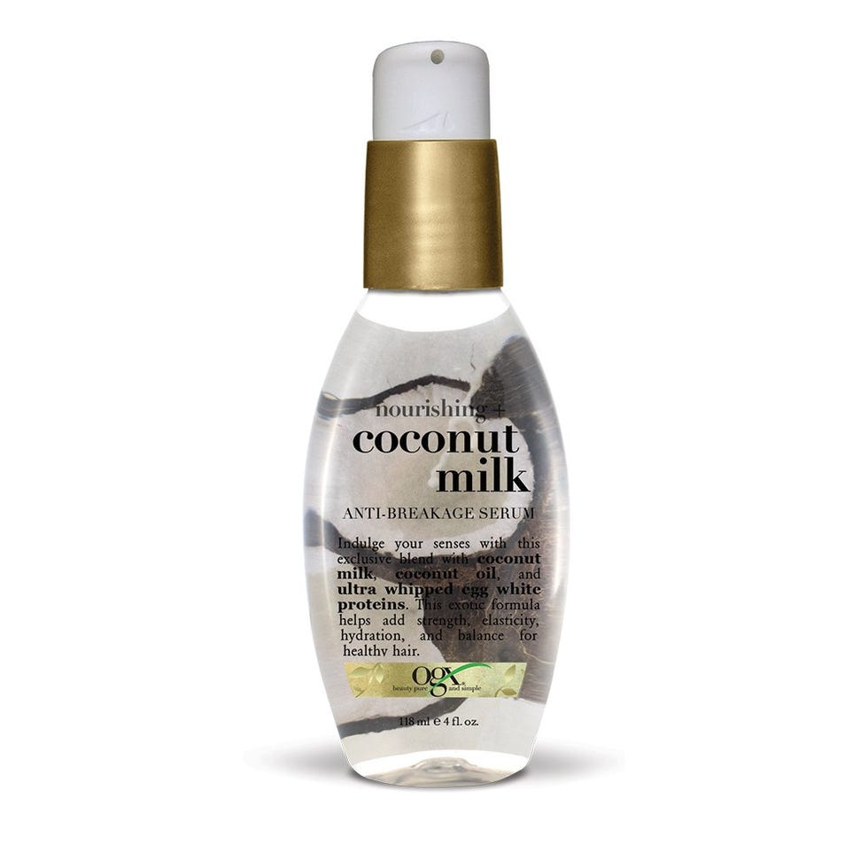 Nourishing anti-hair breakage serum with coconut milk