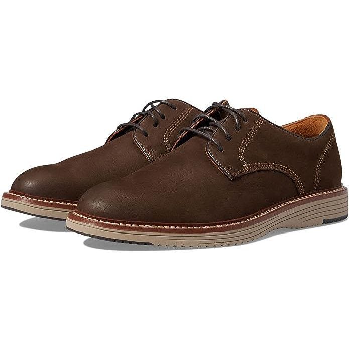 Upton Plain Toe Dark Brown Nubuck