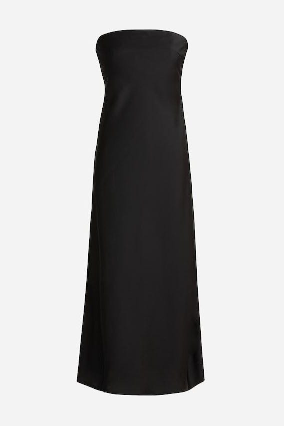 J.Crew Collection Strapless Gwyneth Slip Dress