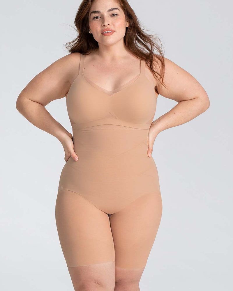 Body Dress Strong Shaping Women's Underdress Shapewear with Straps Stomach  Away Figure-Shaping Underskirt Shaping Dress