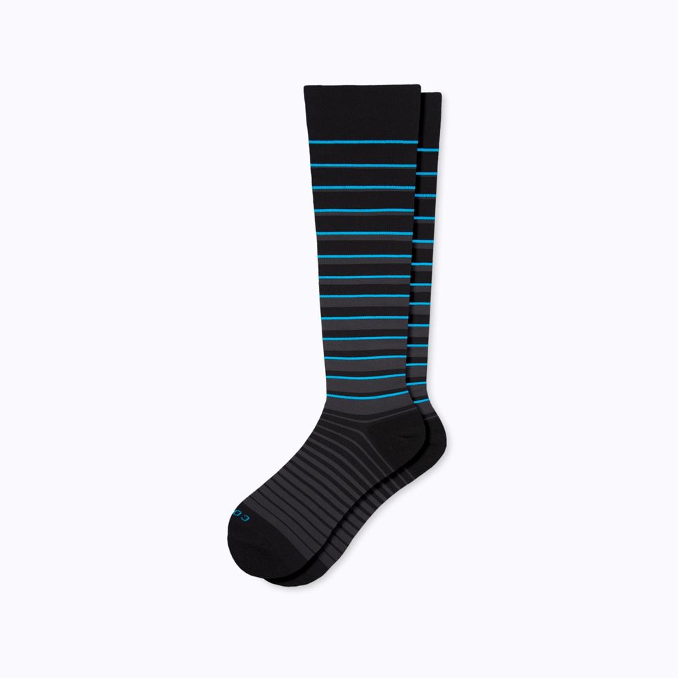 2XU Compression Striped Performance Run Sock