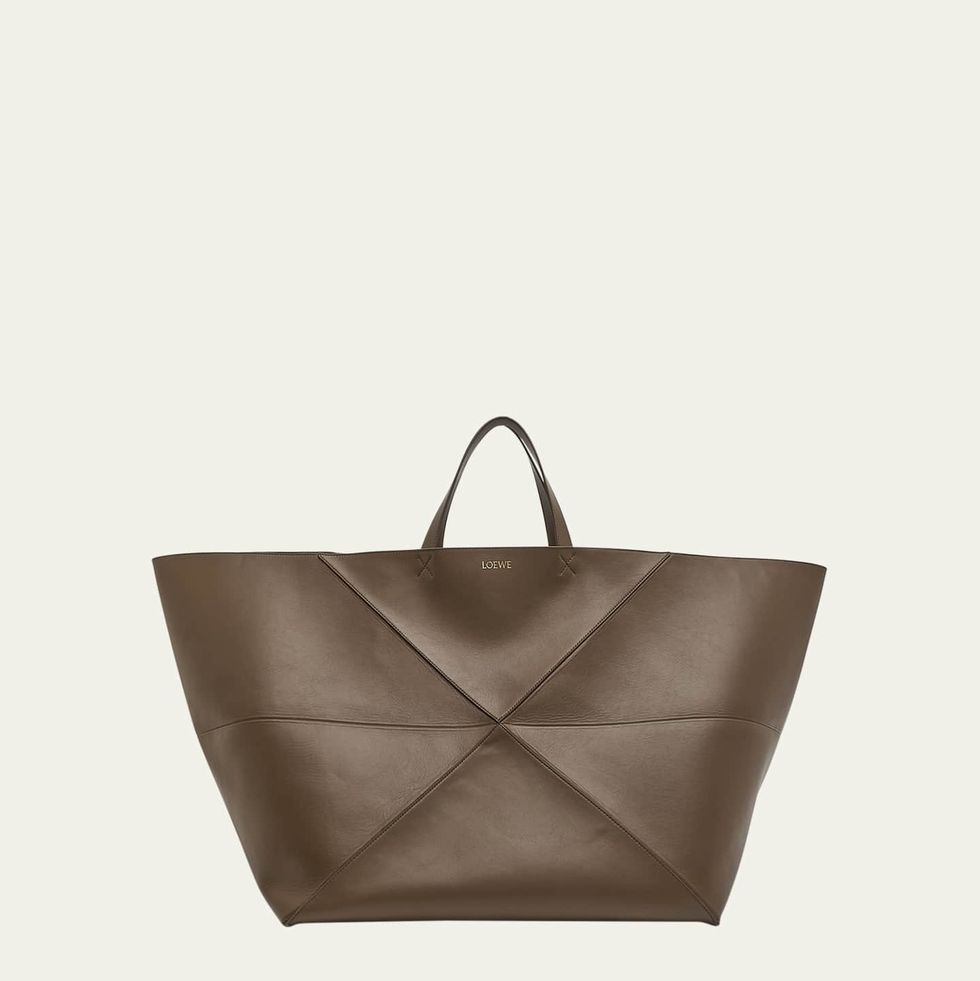 Men’s XL Leather Puzzle Tote Bag