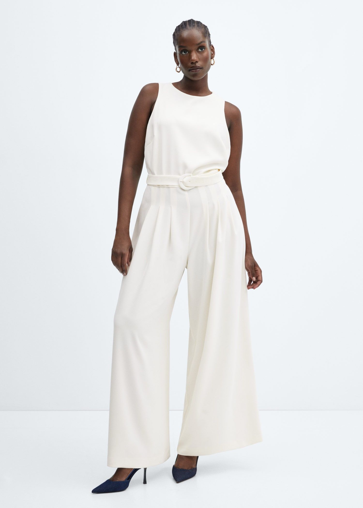 Long 2024 waisted jumpsuit