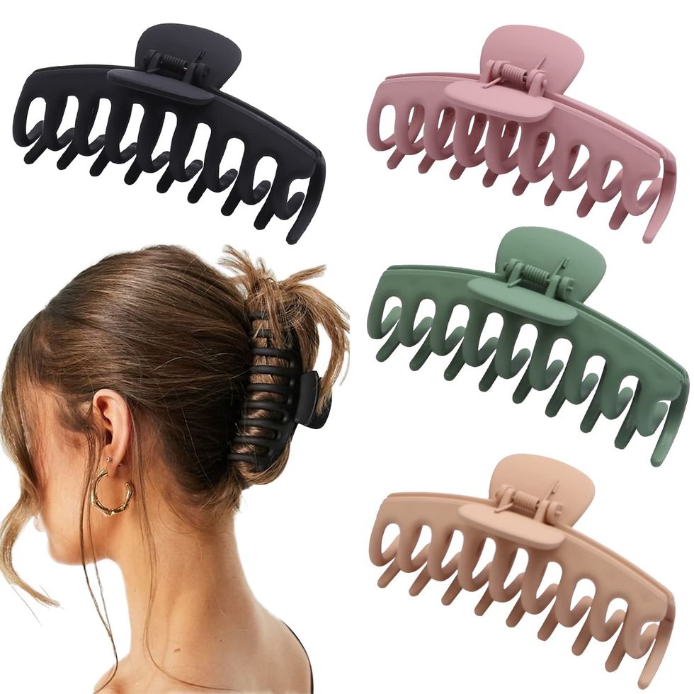 Large women's hair clips