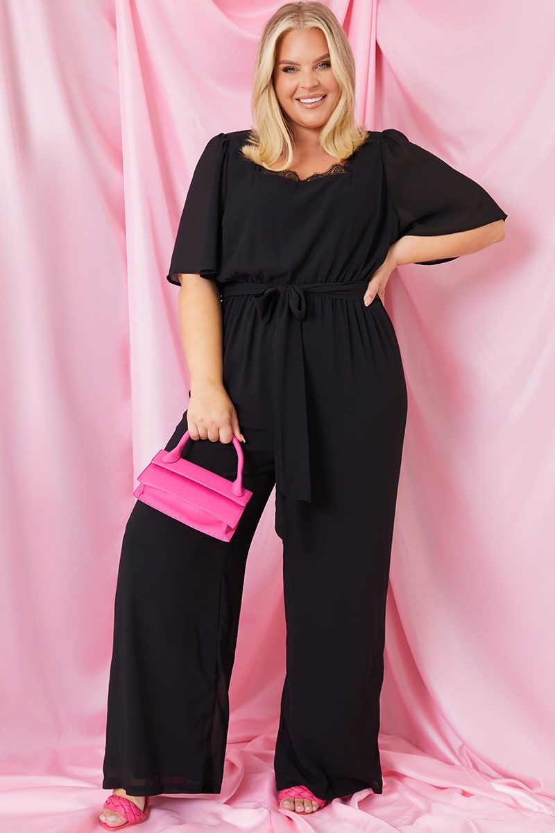 Plisse jumpsuit hot sale plus size