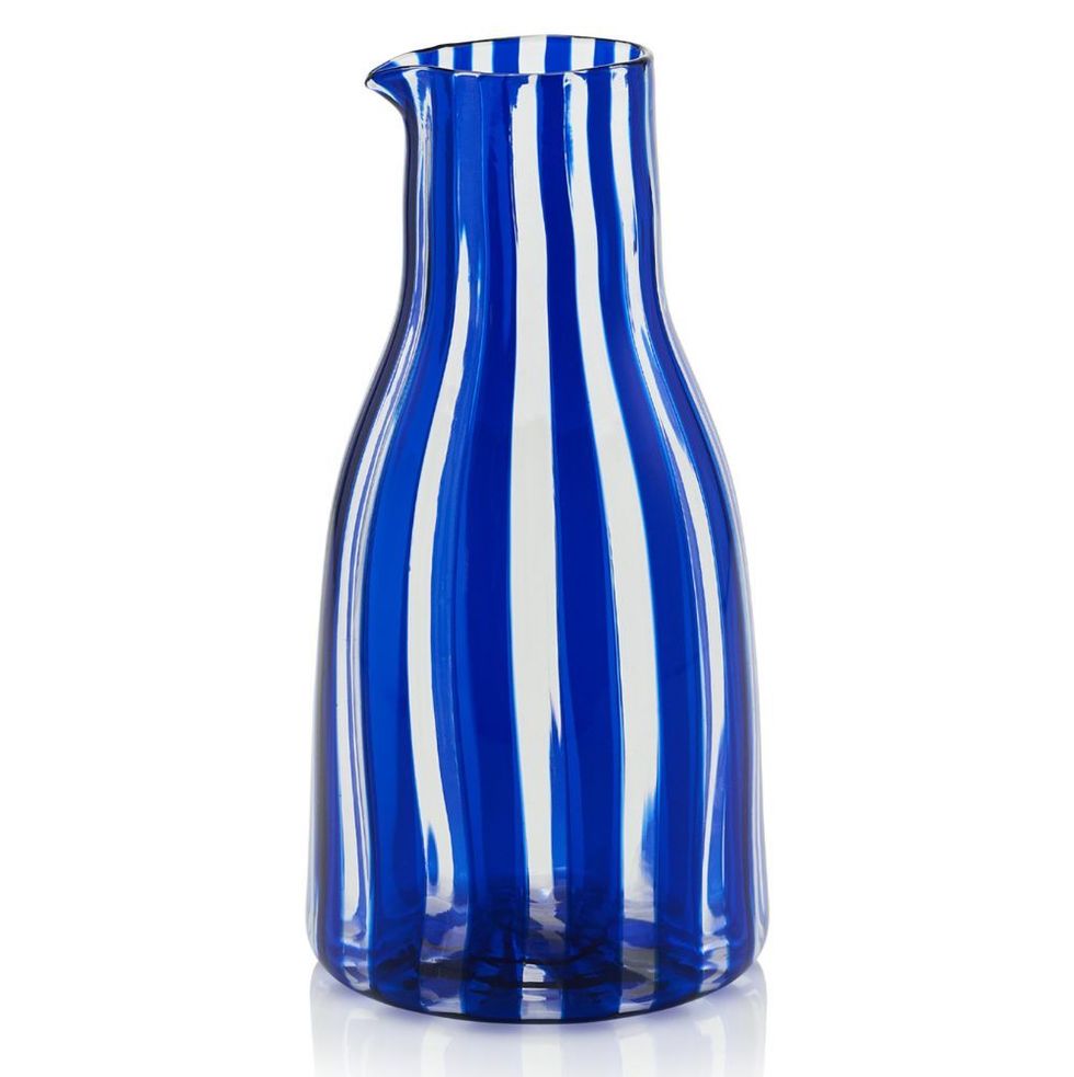 'Dolcevita' striped glass jug