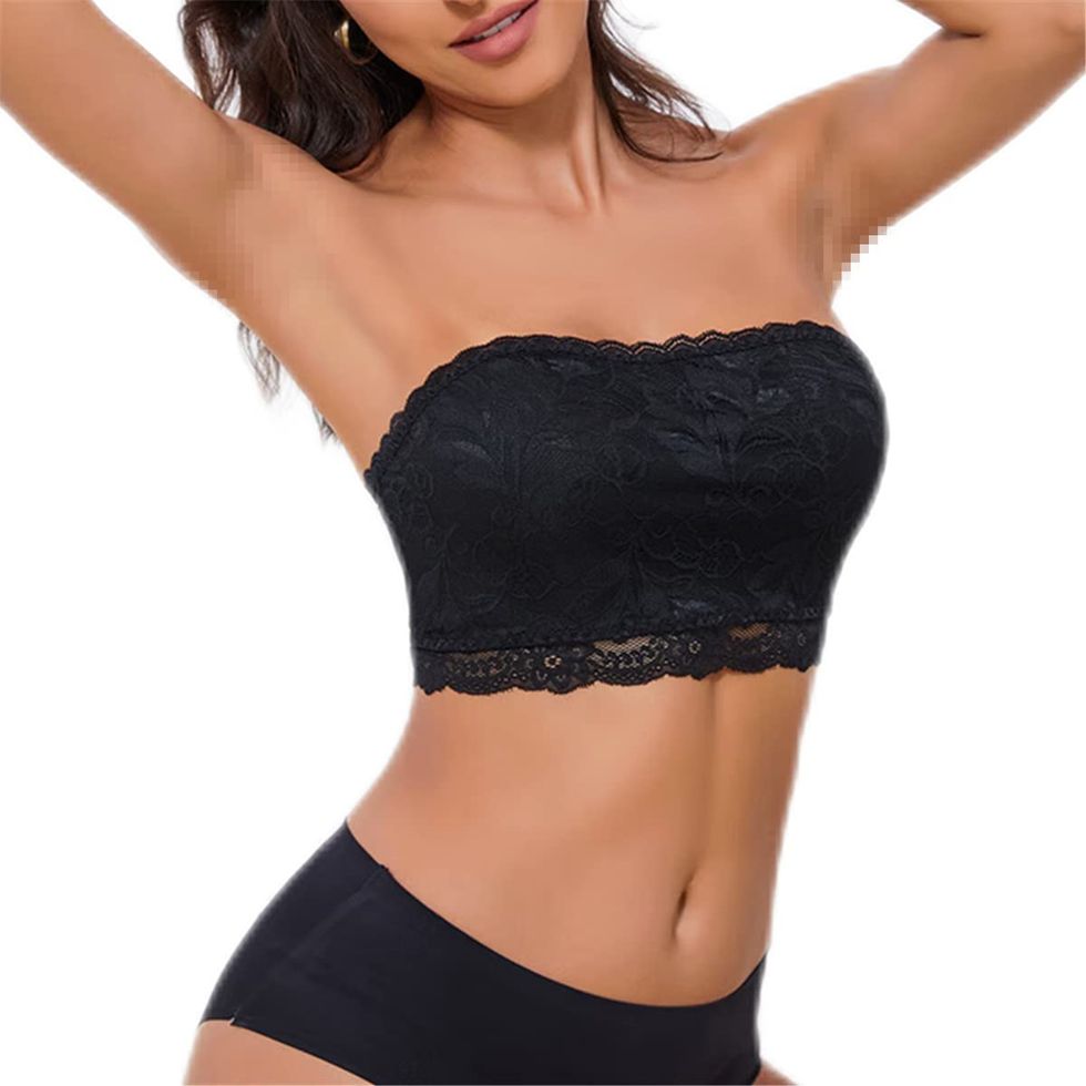 YWDJ Bras for Women Push Up Strapless for Small Breast Show Up Sagging  Breasts Chest Wrapped Small Chest Gathering Wipe Chest Bare Shoulder Wrap  Chest
