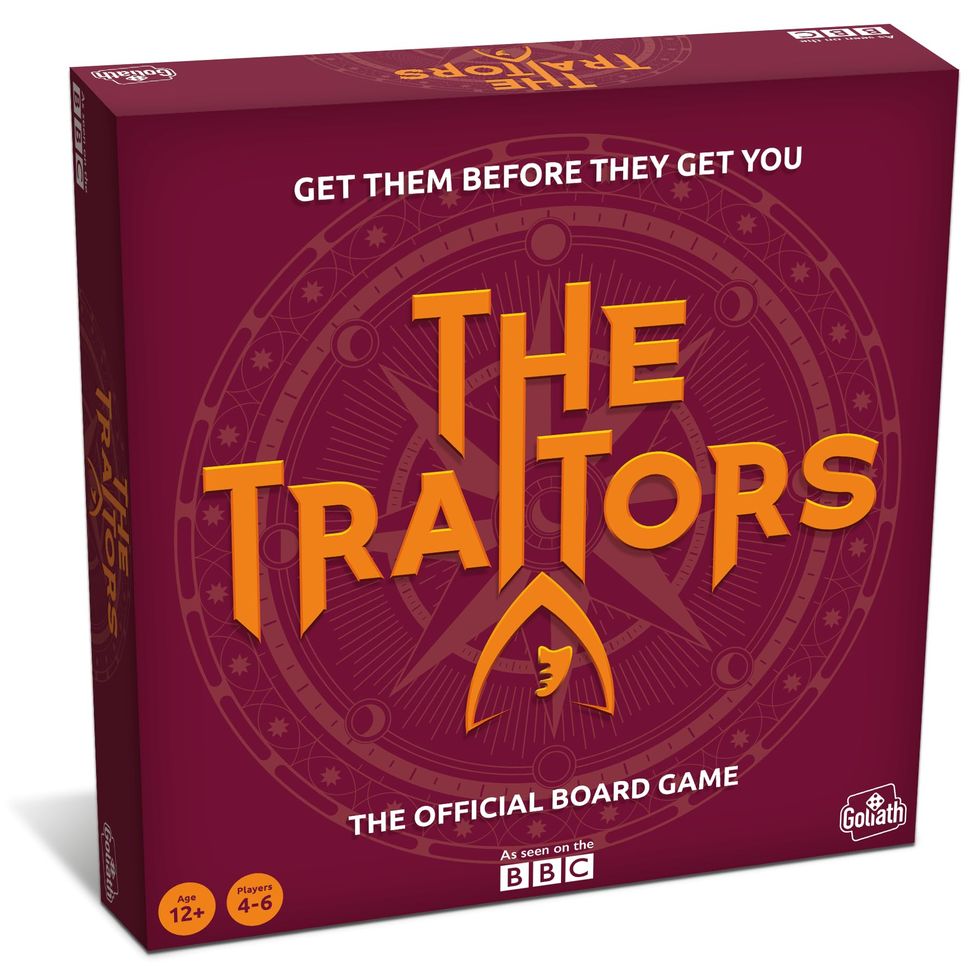 Goliath Games Presents: The Traitors - Official Board Game | Based on the Hit BBC Show | Can the Faithfuls Catch the Traitor? | For 4-6 Players | Ages 12+