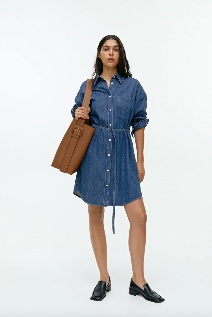 Arket hotsell denim dress