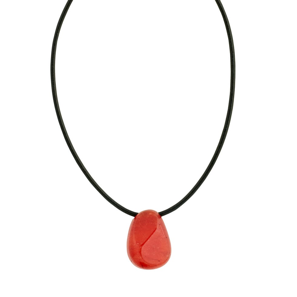Carneol necklace gold-plated