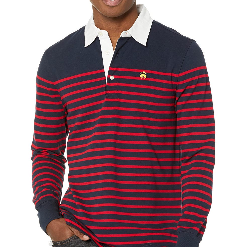 Supima Cotton Pique Long Sleeve Polo Shirt