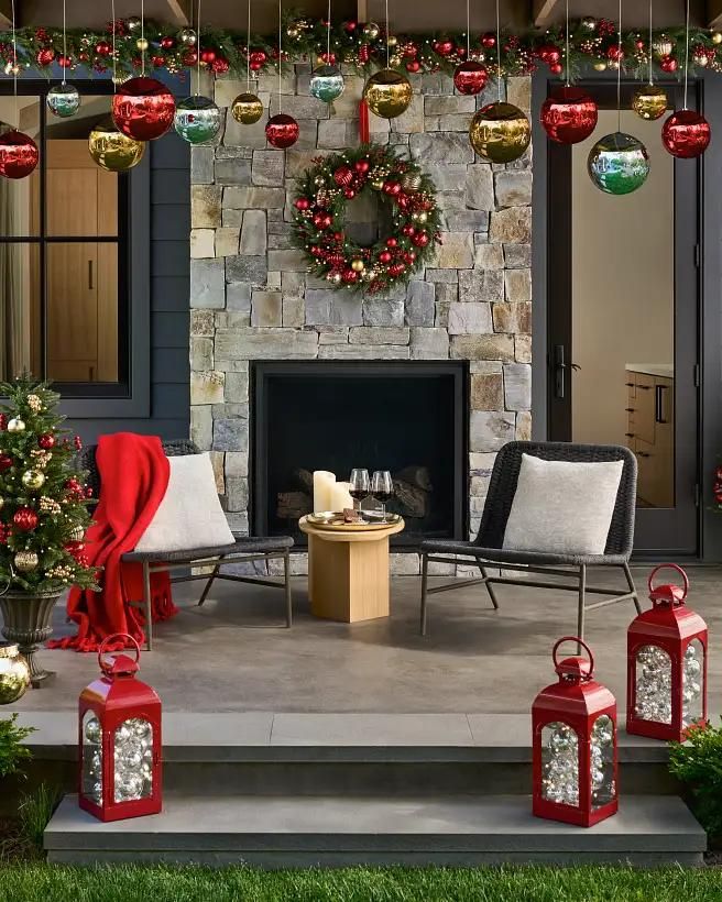 Extra large deals outdoor christmas decorations