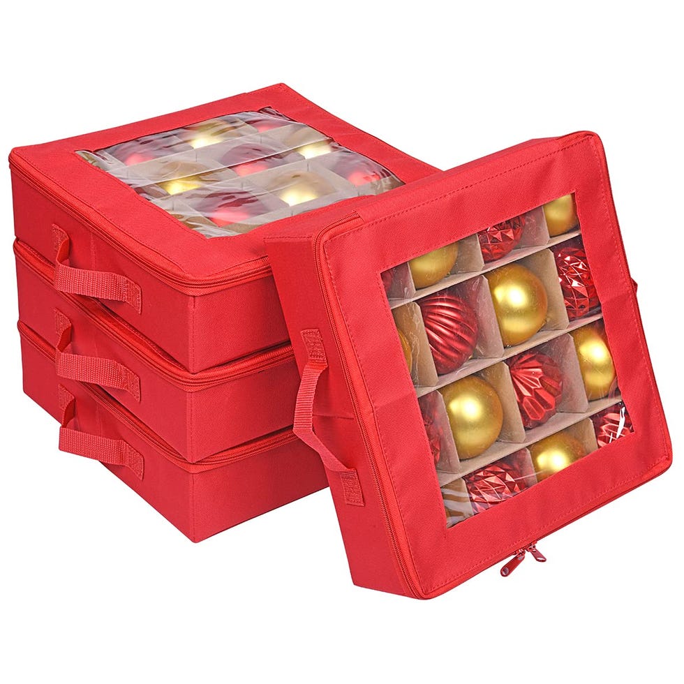 Christmas Ornament Storage Boxes with Dividers Christmas Ornament Storage Boxes with Dividers
