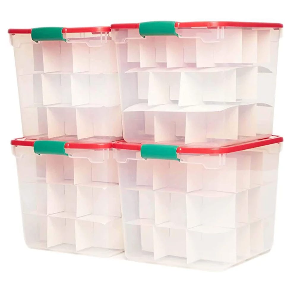 31 Quart Medium Clear Plastic Holiday Storage Container Bin 31 Quart Medium Clear Plastic Holiday Storage Container Bin