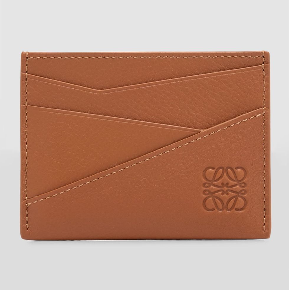 Puzzle Edge Leather Card Holder