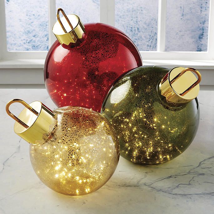 Large decorative christmas best sale balls