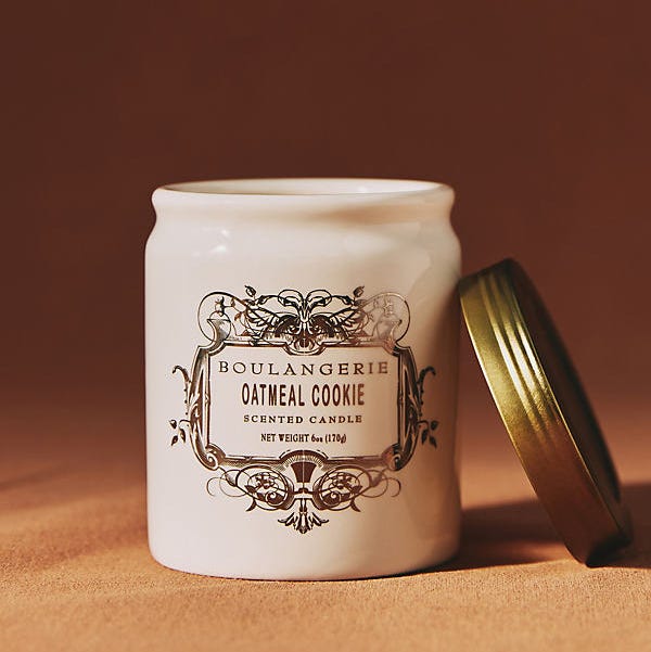 Boulangerie Oatmeal Cookie Jar Candle By Illume in Purple Boulangerie Oatmeal Cookie Jar Candle By Illume in Purple