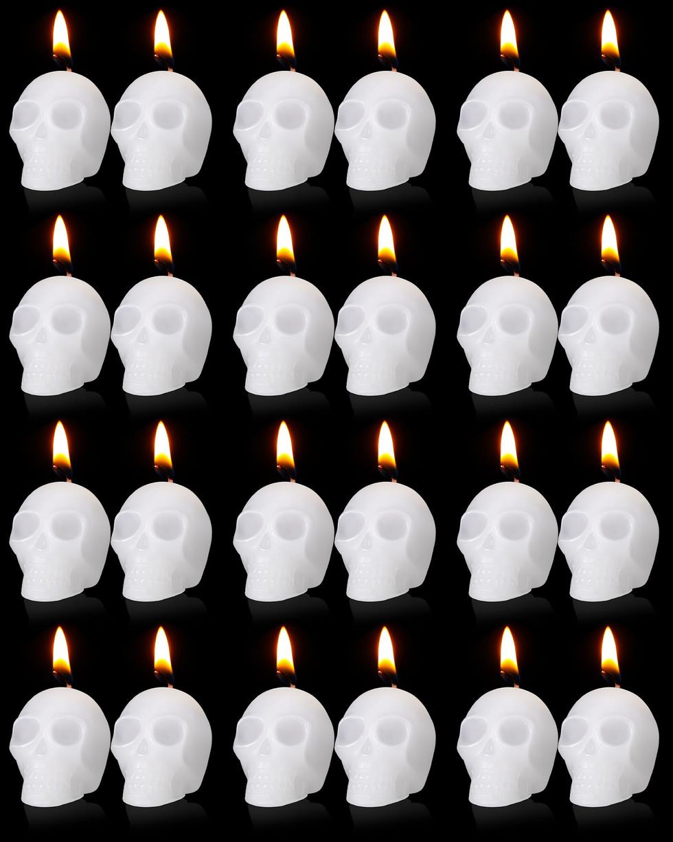 Scary Face LED Candle - Decoration 