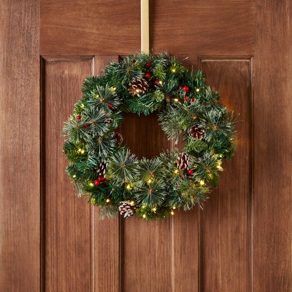 Cone and Berry Wreath