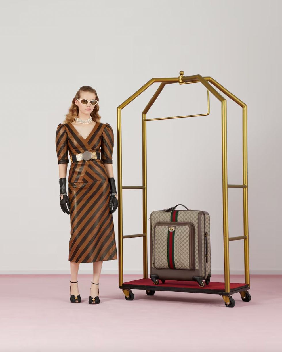 Women's Luxury Designer Rolling Luggage