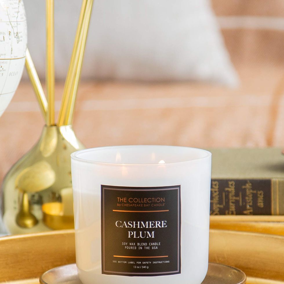 Cinnamon Cashmere Scented Jar Candle with Wooden Lid, 12 oz