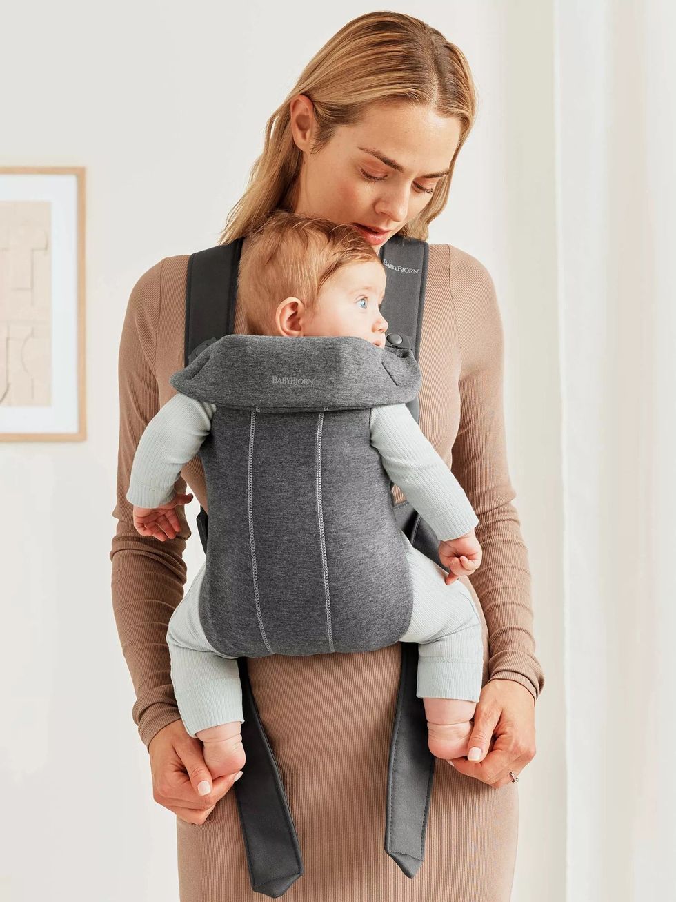  CuddleBug Baby Wrap - Hands-Free Baby Carrier Wrap - Soft &  Stretchy Baby Wraps Carrier - Baby Carrier Newborn to Toddler 7-35 lbs -  One-Size-Fits-All Baby Holder Wrap - Hip-Healthy