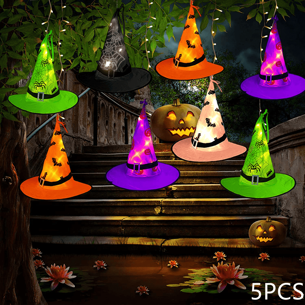 Glowing Witch Hats 