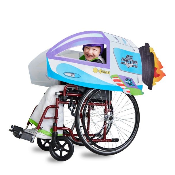 Buzz Lightyear Spaceship Wheelchair Cover Set 