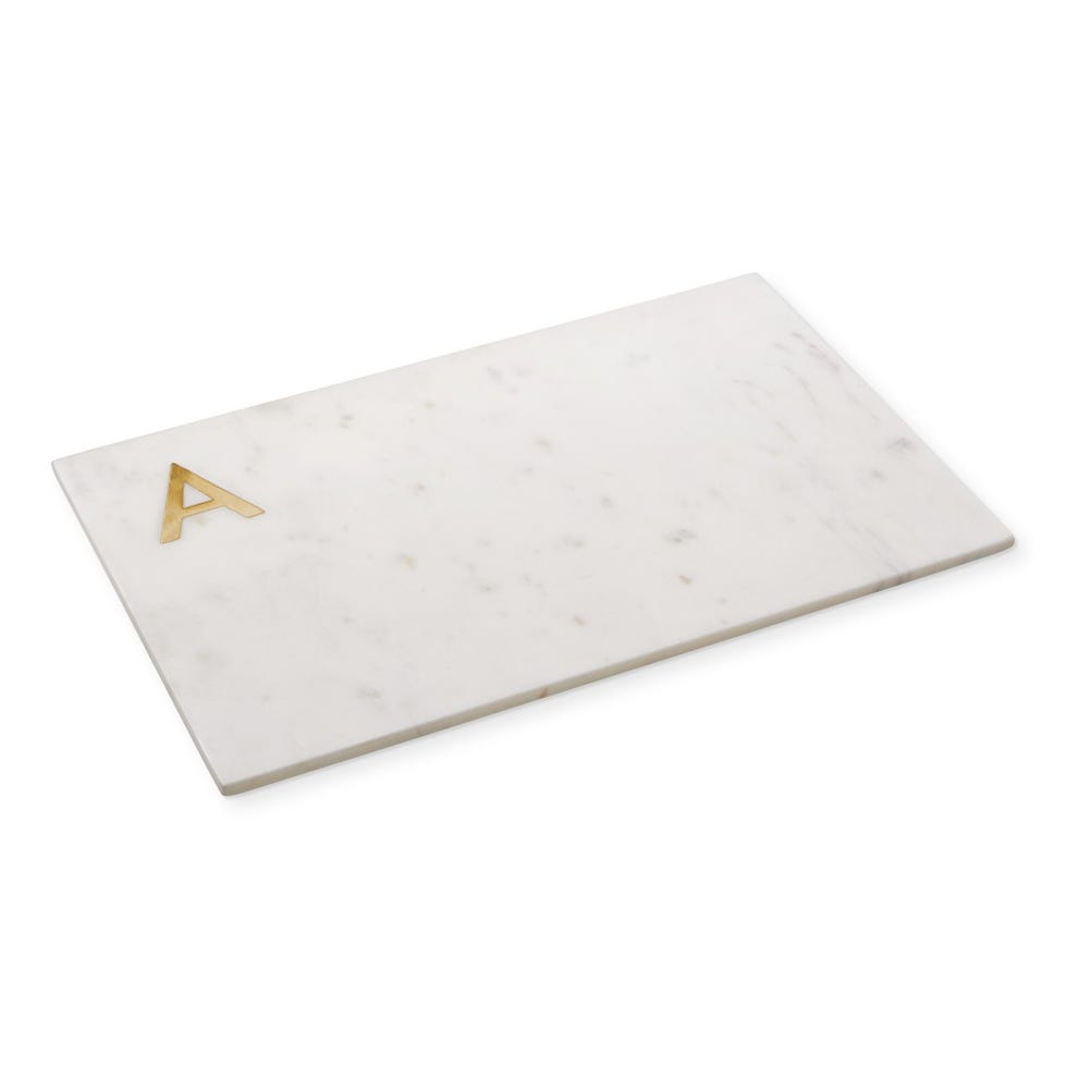 Marble & Brass Monogram Board Marble & Brass Monogram Board