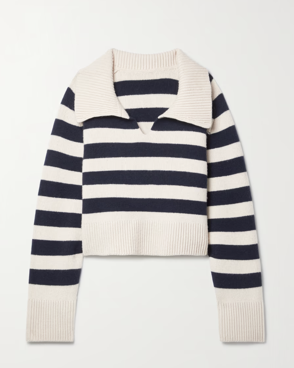 Franklin Striped Cashmere Sweater