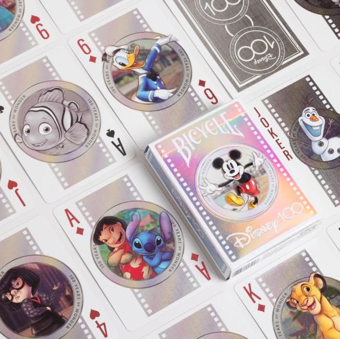 Disney Limited Edition 100 Year Anniversary Playing Cards