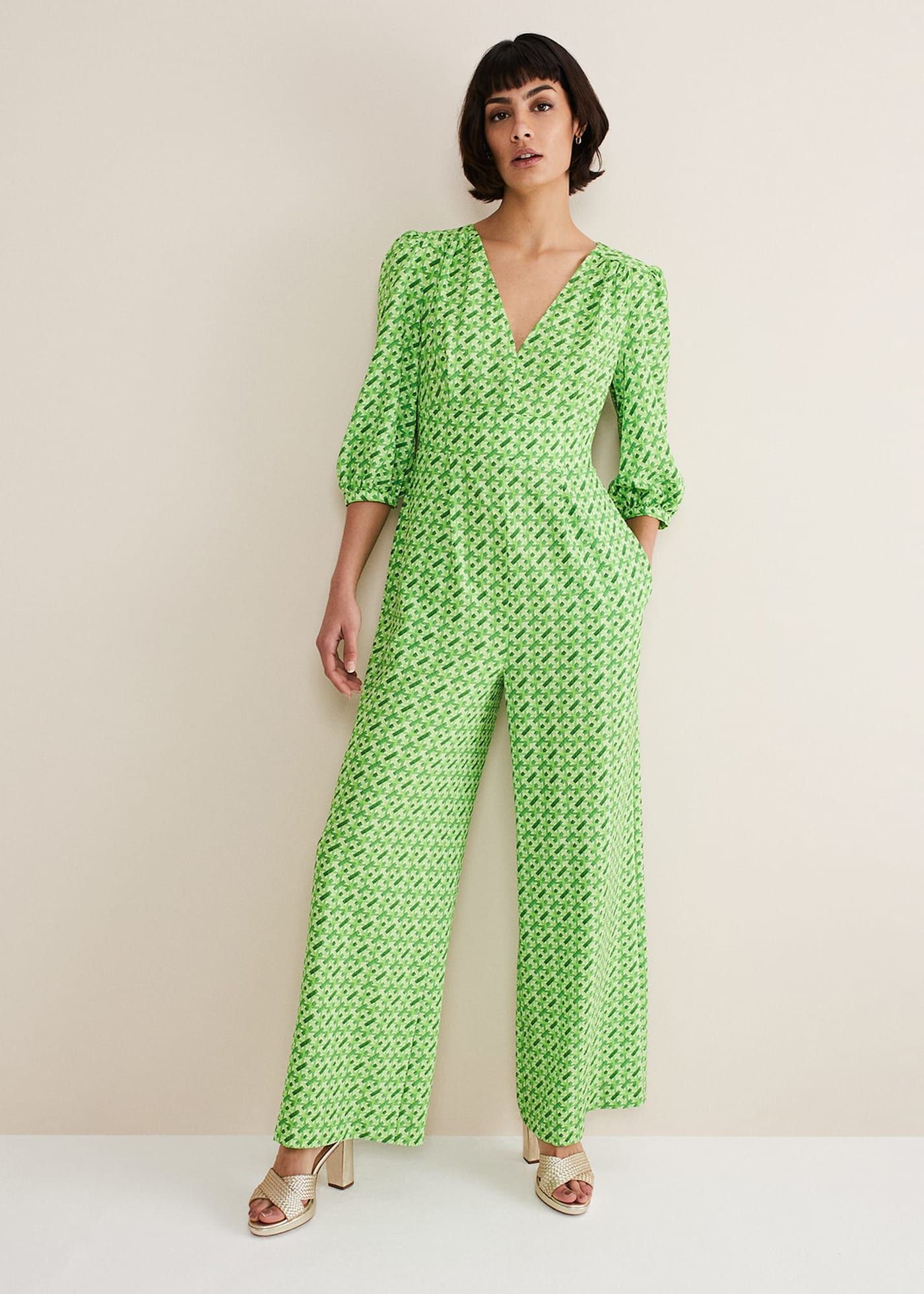 Phase 8 cheap green jumpsuit