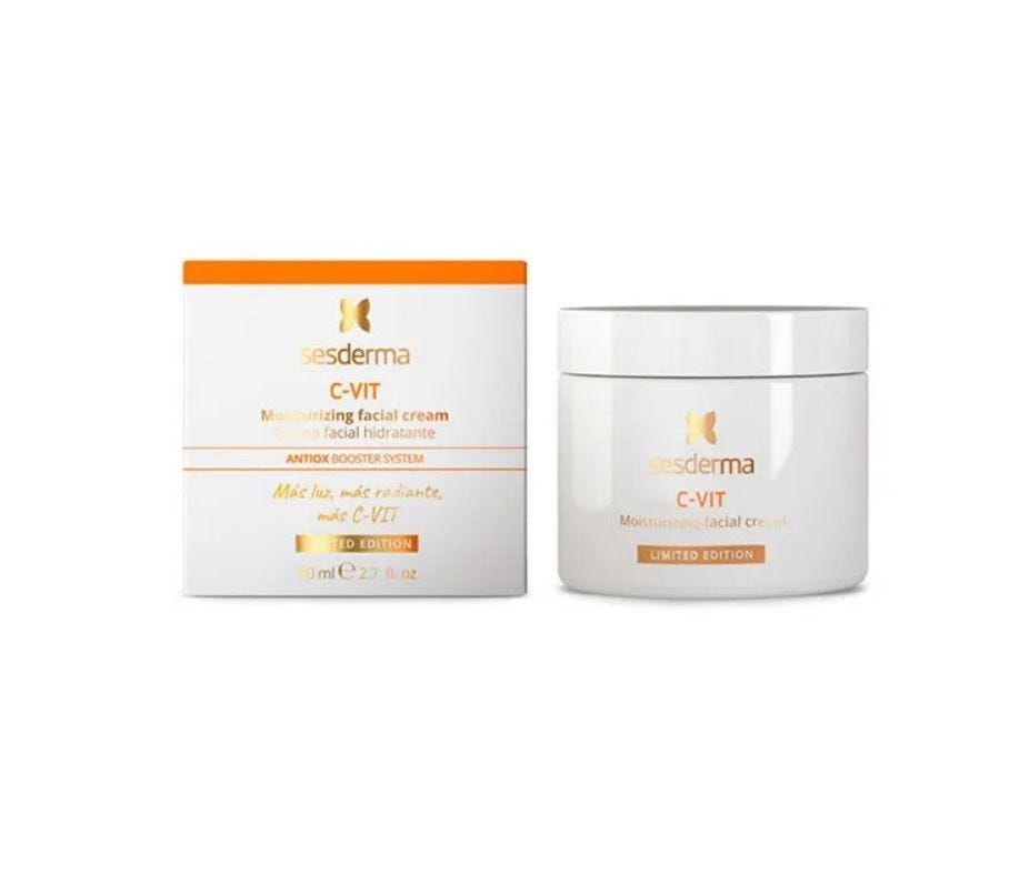Crema hidratante con vitamina C