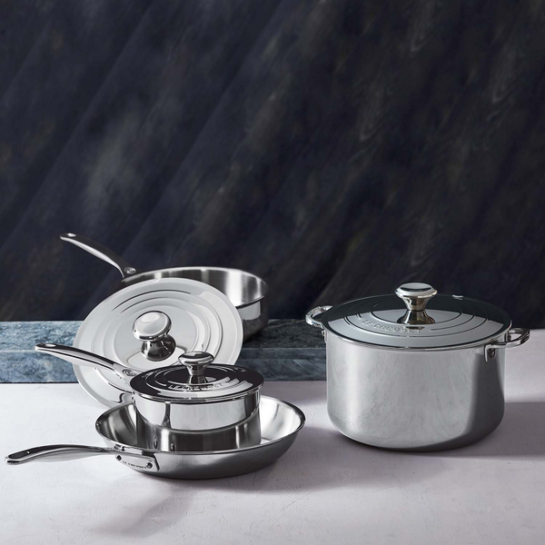 Stainless Steel 7-Piece Cookware Set