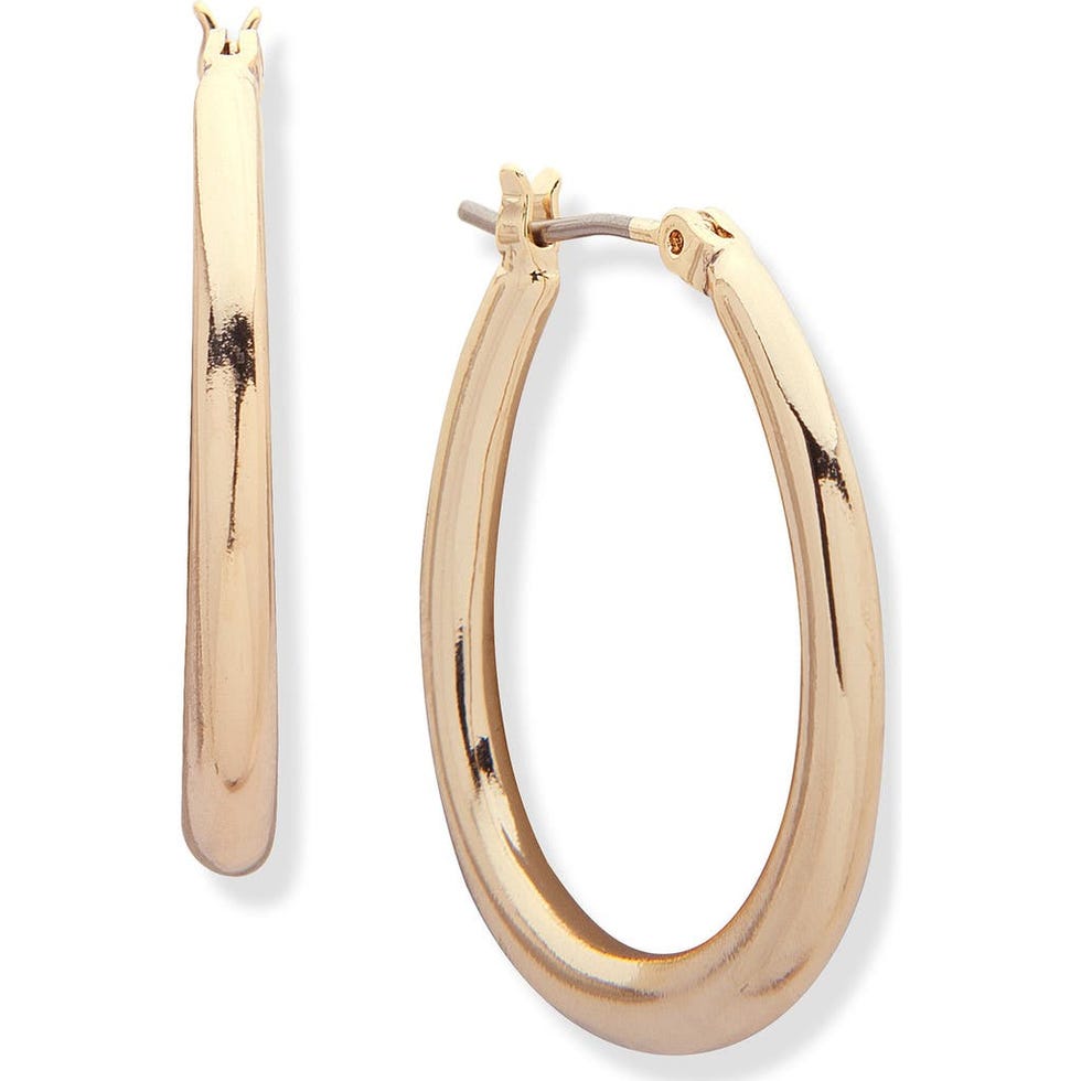 Oval Hoop Earrings