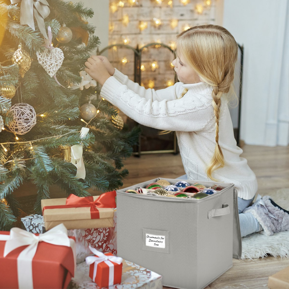 8 Best Christmas Ornament Storage Box Options - Almost Practical
