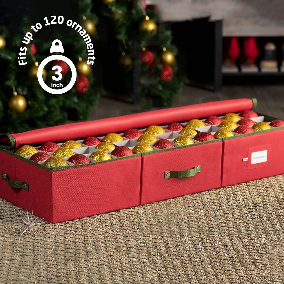 Under-Bed Ornament Storage Box 