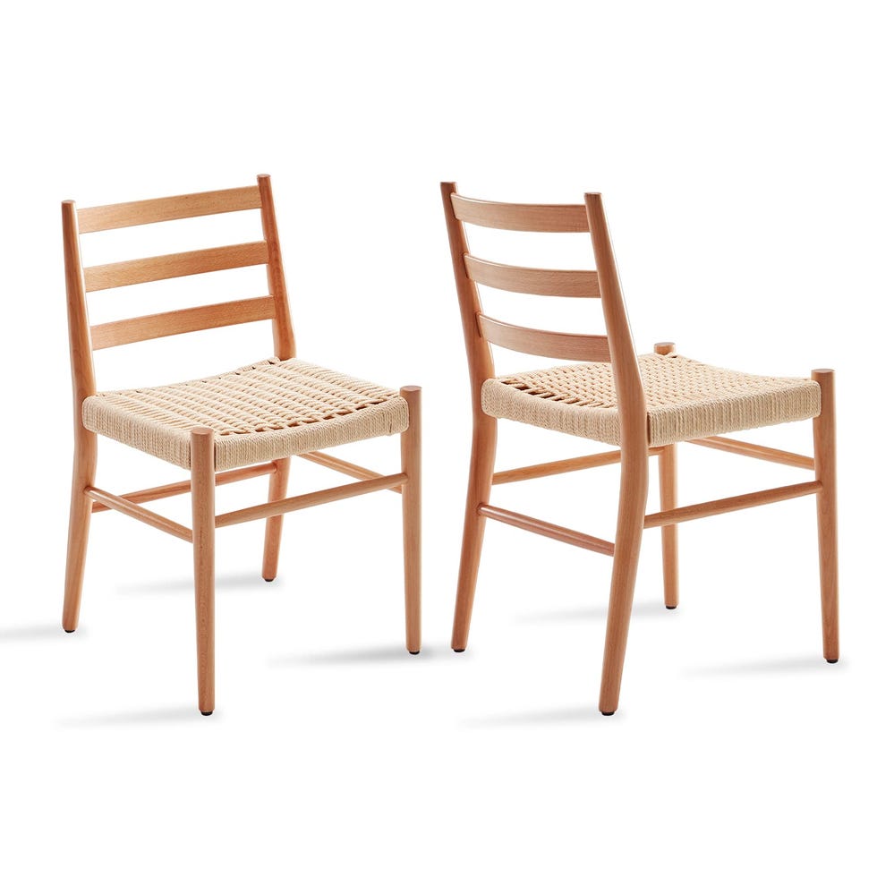 Rattan Dining Chairs (Set of 2)