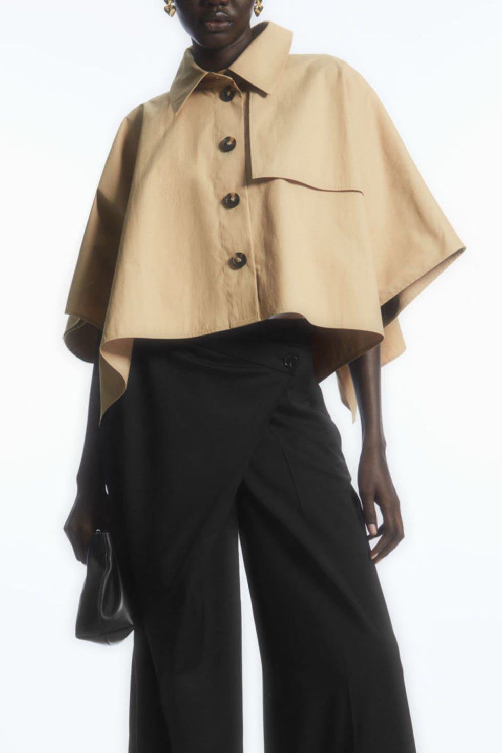 Hybrid Trench Coat Cape 