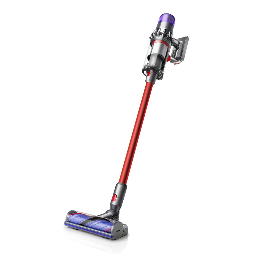 V11 Extra Cordless Vacuum Cleaner - Nickel/Red