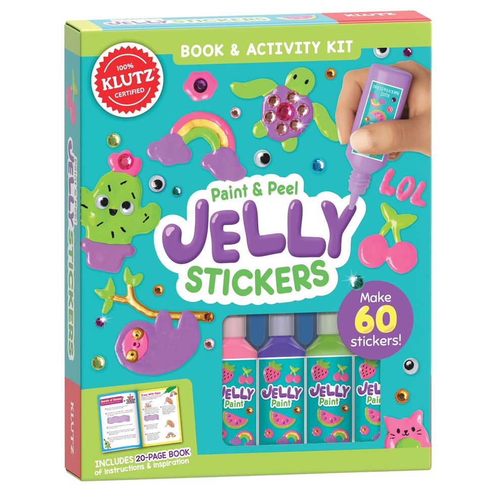 Paint & Peel Jelly Stickers Craft Kit