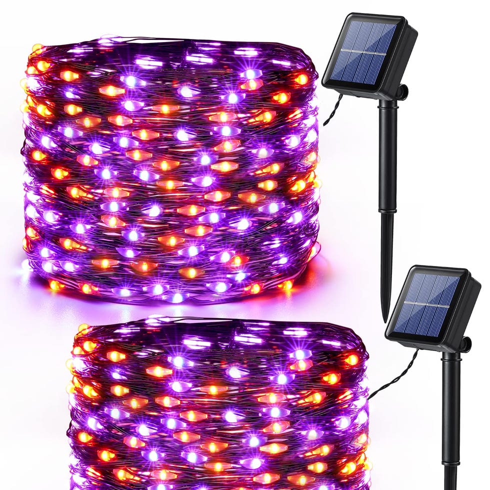 Orange & Purple Halloween Lights Orange & Purple Halloween Lights