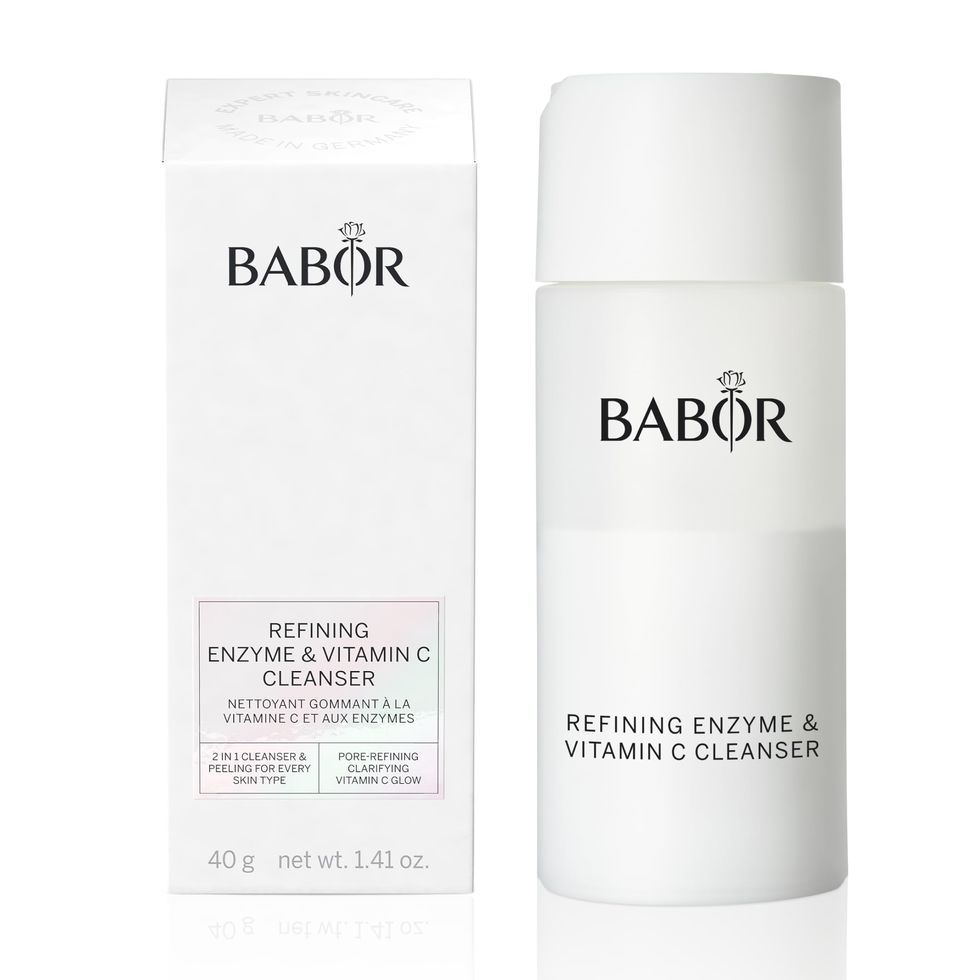 BABOR Refining Enzyme & Vitamin C Cleanser for Combination, Oily & Blemished Skin, Enzyme Cleansing Exfoliating Powder, 1 x 40g