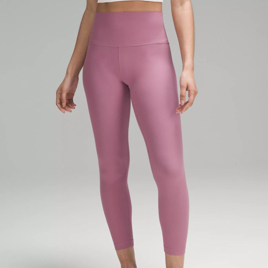 discount with coupon Lululemon Align High Rise Crop Leggings Guava Pink Nwt  8