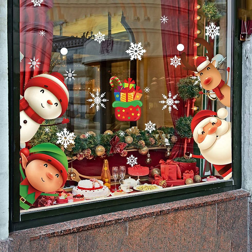 Christmas window clings - Everyday Dishes