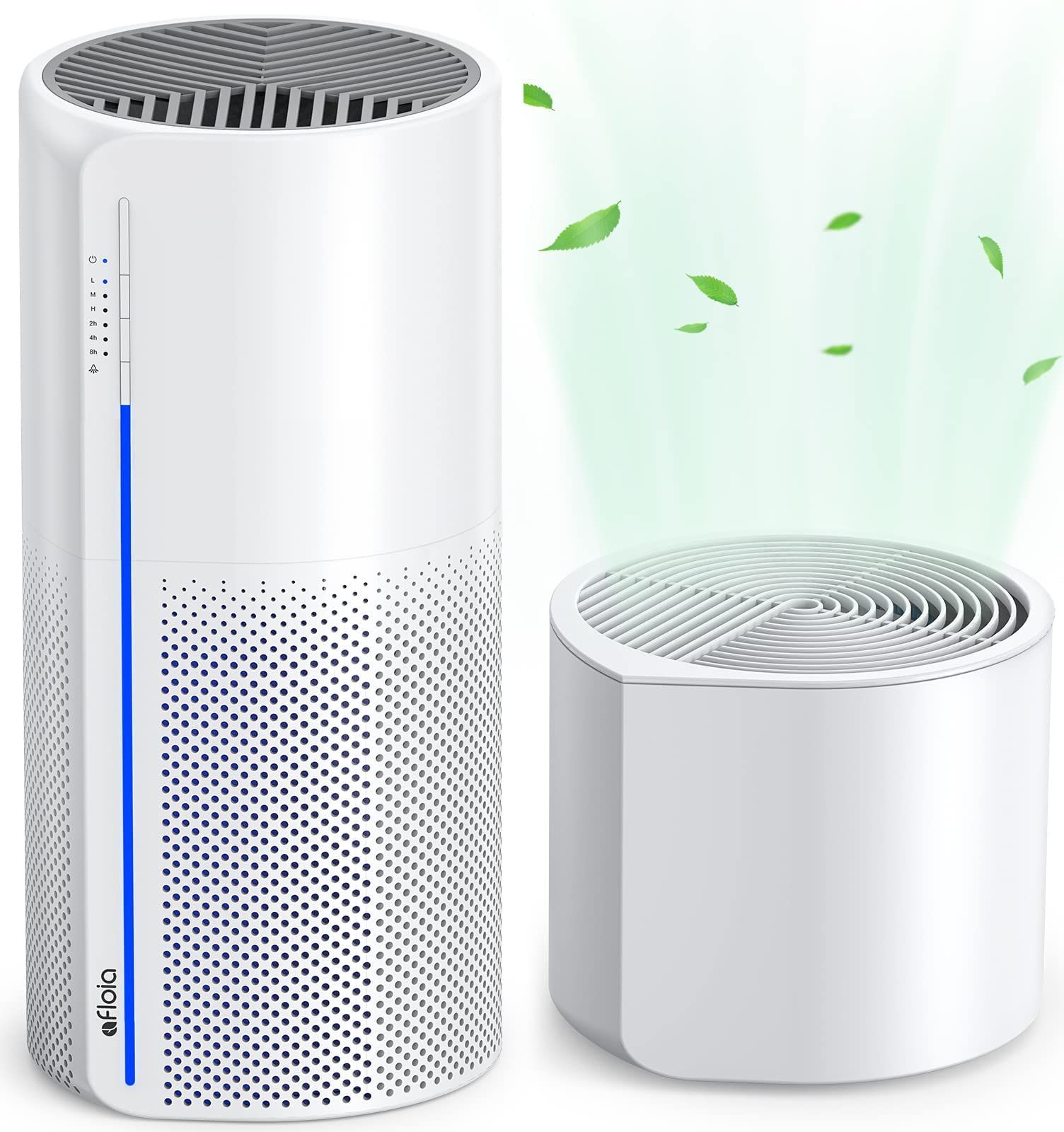 Air purifier with store humidifying function