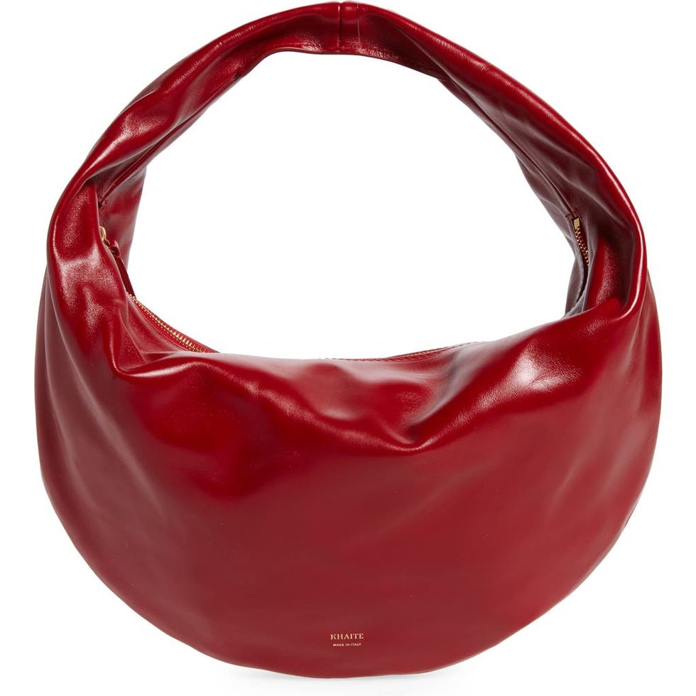 Red Designer Shoulder Bags, Red Designer Bag Leather