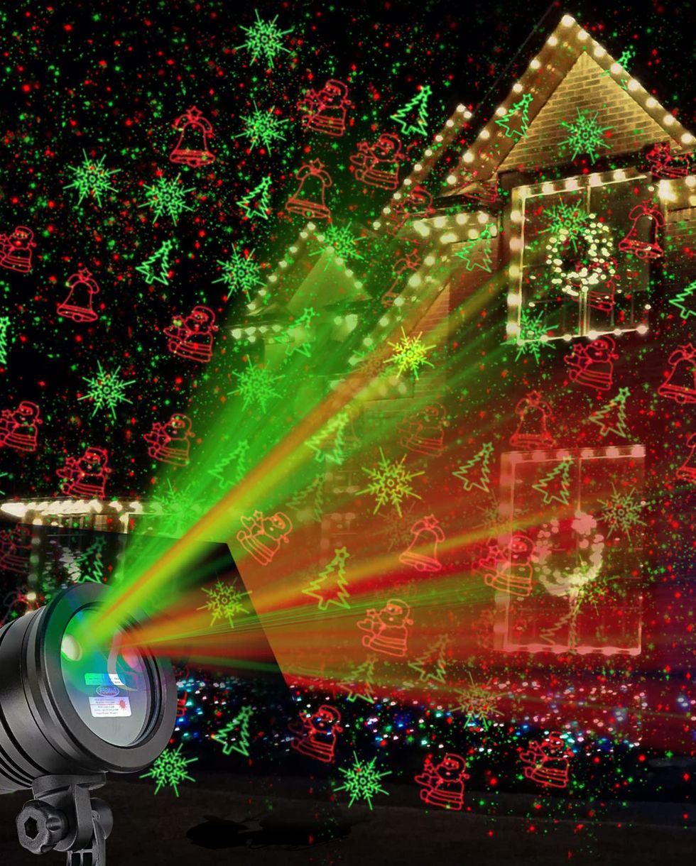 Christmas Light Projector Outdoor Spotlight Laser Lights with